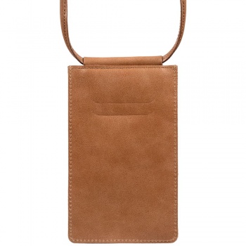 Сумочка для телефона Apache, светло-коричневая (camel)