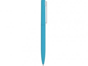 Шариковая ручка  "Bright F Gum" soft-touch, голубой