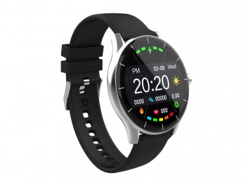 Умные часы HIPER IoT Watch GT, черный/ голубой Умные часы HIPER IoT Watch GT, черный/ голубой