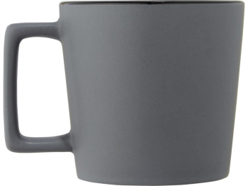 Cali Керамическая кружка объемом 370 мл с матовой отделкой - сплошной черный / Matted Grey