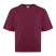Футболка унисекс оверсайз STAN хлопок/полиэстер 260, 40, Бордовый,  (66)  (56/XXXL)
