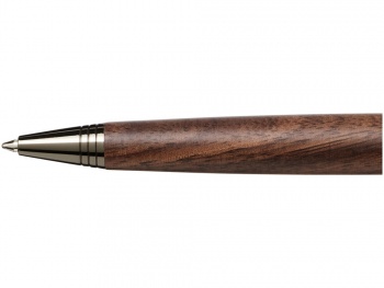 Шариковая ручка с деревянным корпусом Loure, черный/коричневый (Р)