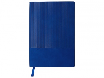 Набор блокнот в гибкой обложке А5 и металлическая шариковая ручка "Nabokov", синий