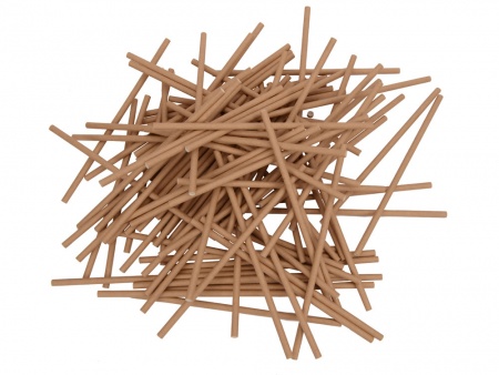 Набор крафтовых трубочек "Kraft straw", 100 шт.