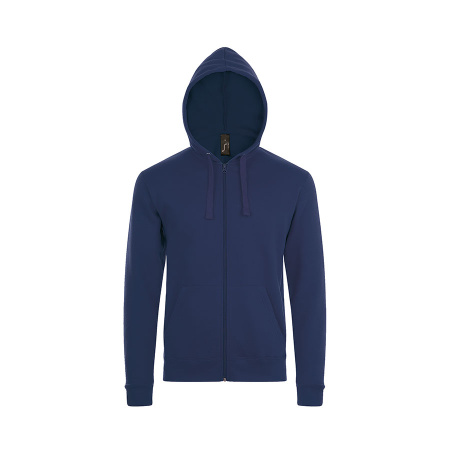 Толстовка мужская на молнии с капюшоном STONE, темно-синий, XXXL, 50% хлопок, 50% п/э, 260 г/м2