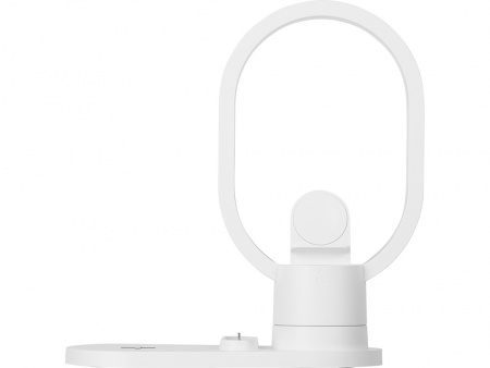 Беспроводная зарядная станция 4-в-1 "Portal" c лампой, 15 Вт, белый