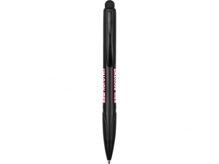 Ручка-стилус шариковая «Light», черная с красной подсветкой