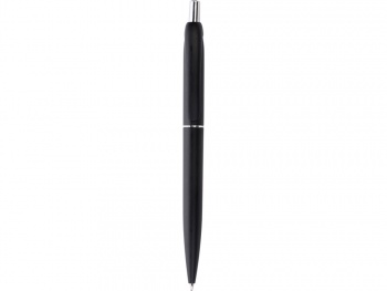 Пластиковая шариковая ручка"Vivid" с покрытием металлик, черный