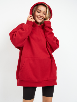 Худи унисекс STAN оверсайз интерсофт 320, 69, Т-красный,  (014)  (50/L)